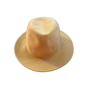 Goorin Bros Yellow 100% Wool Brim Fedora Hat  Women's Size Small